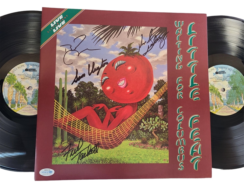 Little Feat: Group Signed 'Waiting For Columbus' Double Vinyl LP (4 Sigs)(ACOA)