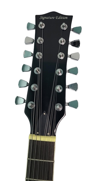 KISS: Ace Frehley Signed 12-String Signature Edition Guitar with Sketch (ACOA)