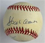 Multi-Signed 500 Home Run Club HOFer Signed Baseball w/ Aaron, Killebrew, & More! (10 Sigs)(PSA LOA)