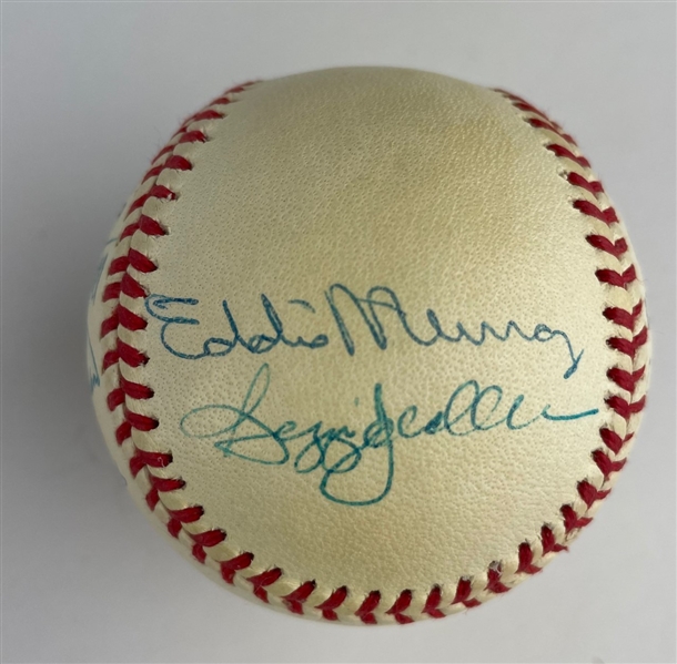 Multi-Signed 500 Home Run Club HOF'er Signed Baseball w/ Aaron, Killebrew, & More! (10 Sigs)(PSA LOA)