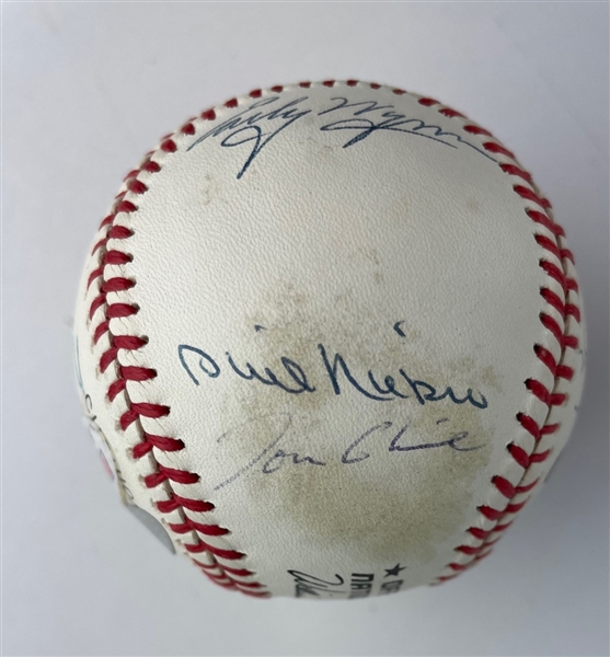 Multi-Signed HOF 300 Win Club Signed Baseball w/ Ryan, Seaver, & More! (10 Sigs)(PSA/DNA)