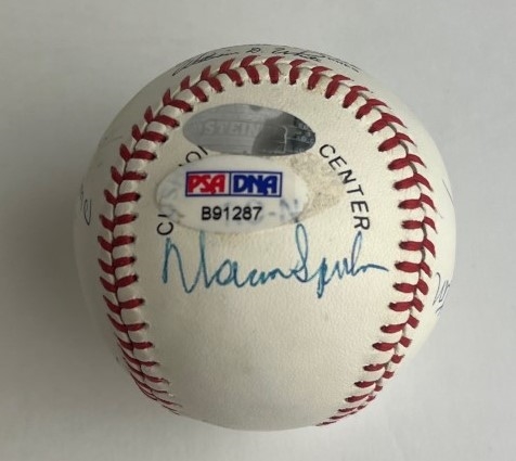 Multi-Signed HOF 300 Win Club Signed Baseball w/ Ryan, Seaver, & More! (10 Sigs)(PSA/DNA)