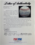 Multi-Signed HOF 300 Win Club Signed Baseball w/ Ryan, Seaver, & More! (10 Sigs)(PSA/DNA)