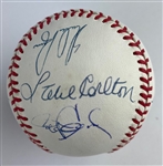 Multi-Signed HOF 300 Win Club Signed Baseball w/ Ryan, Seaver, & More! (10 Sigs)(PSA/DNA)