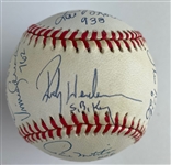 Multi-Signed Stolen Base Leaders Baseball w/ Brock, Raines,  More! (15 Sigs)(Third Party Guaranteed)