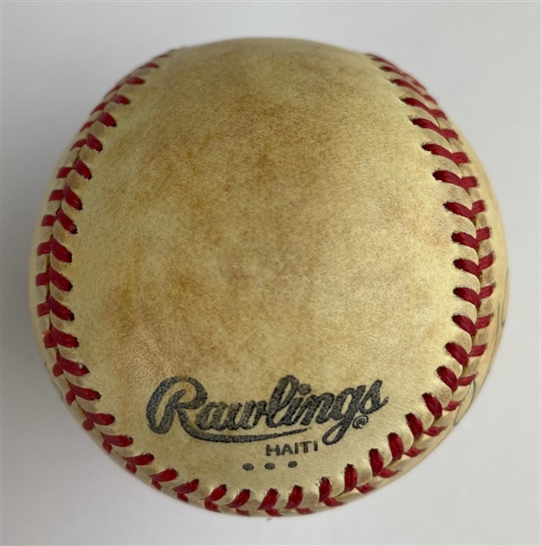 DiMaggio, Mays, Boudreau, & Torre Signed ONL Baseball (Third Party Guaranteed)