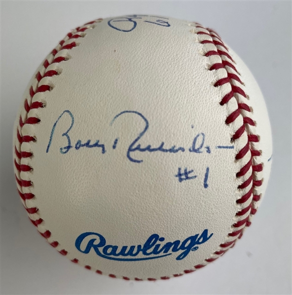 Yankees Greats Multi-Signed OAL Baseball w/ Berra & More! (6 Sigs)(Third Party Guaranteed)
