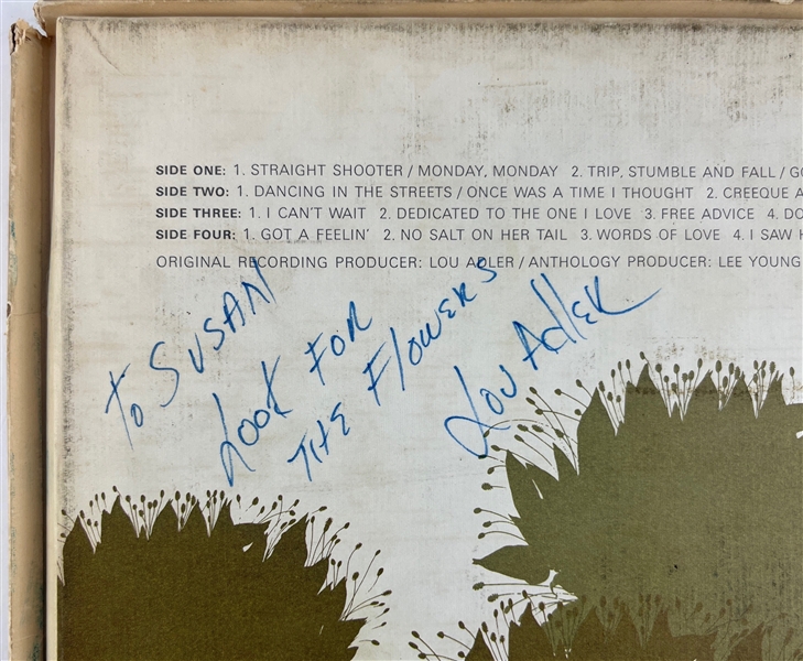 Mamas & The Papas: Phillips & Doherty Signed A Gathering of Flowers Box Set w/ Vinyl (REAL/Epperson)