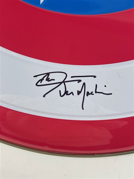 Captain America: Cast Signed Shield (13/Sigs) (Beckett/BAS)
