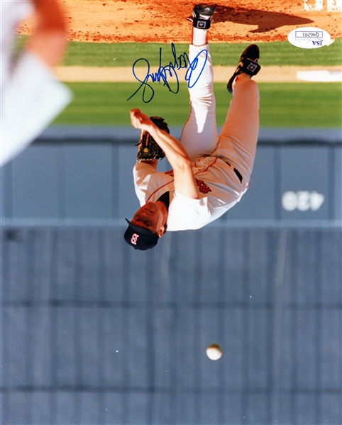 Roger Clemens Signed 8 x 10 Color Photo (JSA Sticker)