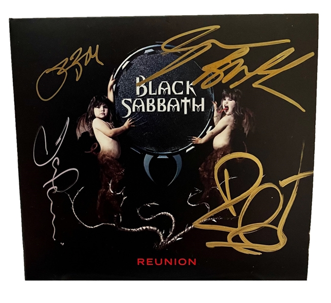 Black Sabbath REUNION CD Set Signed IN-PERSON by All 4 Original Band Members! (Third Party Guarantee)