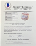 Eddie Vedder Signed & Go Cubs! Inscribed OML Baseball (Beckett/BAS LOA)