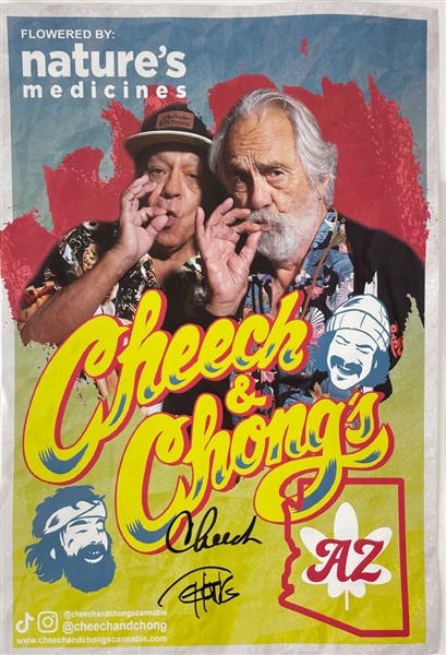 Cheech & Chong: Bundle of 2 Signed Mini Posters (Third Party Guaranteed)