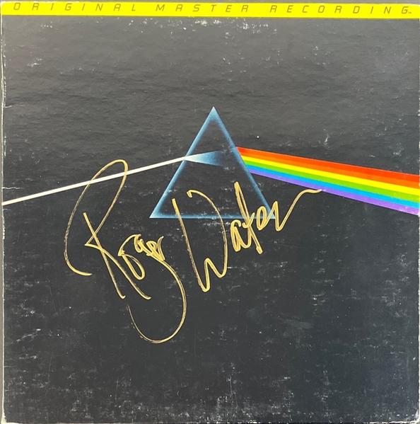 Pink Floyd: Roger Waters Signed The Dark Side of the Moon Album Cover (Beckett/BAS LOA)