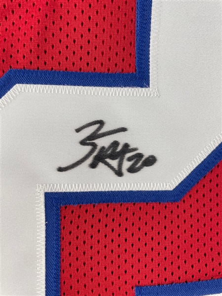 Zach Moss Signed Jersey (Beckett/BAS)