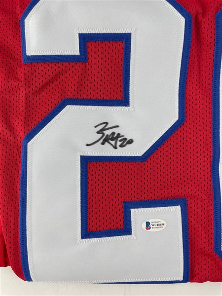 Zach Moss Signed Jersey (Beckett/BAS)