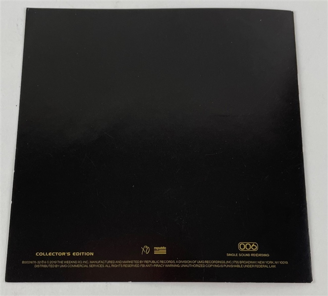 The Weekend Signed CD Insert (JSA)