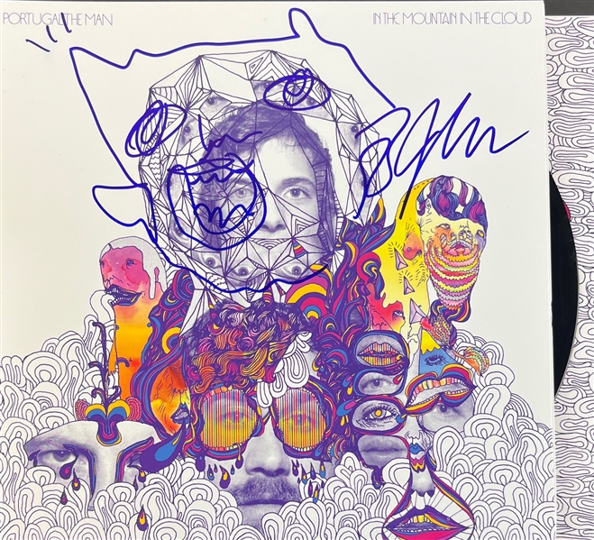 Portugal The Man: John Gourley Signed 'In The Mountain Cloud' Album Cover w/ Vinyl (Beckett/BAS)