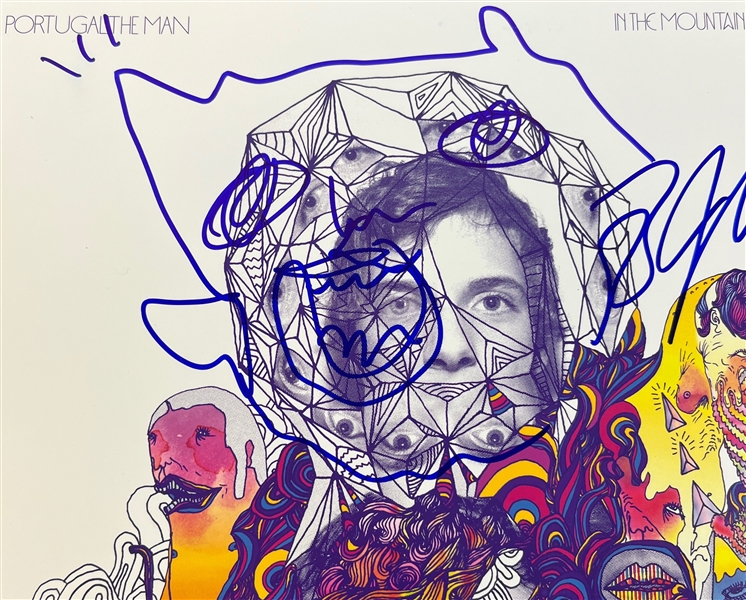Portugal The Man: John Gourley Signed 'In The Mountain Cloud' Album Cover w/ Vinyl (Beckett/BAS)