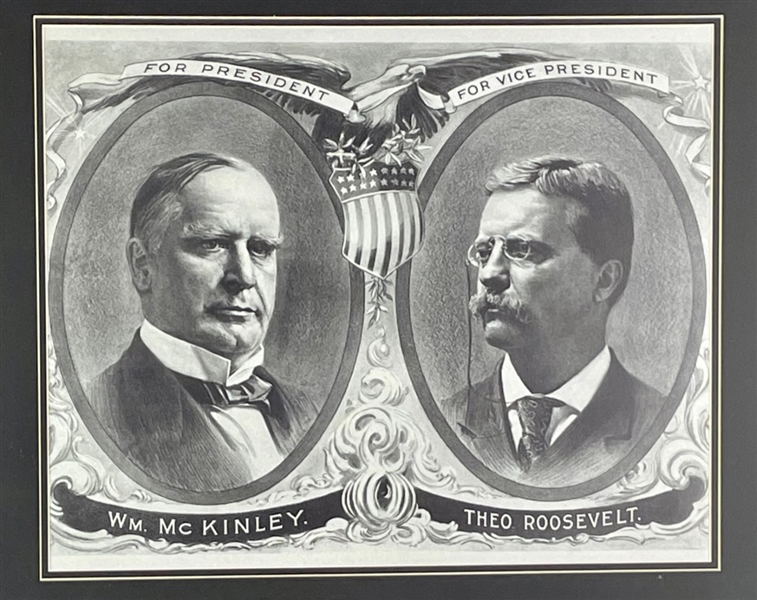 President Theodore Roosevelt Signed Letter in a Framed Display (Beckett/BAS)
