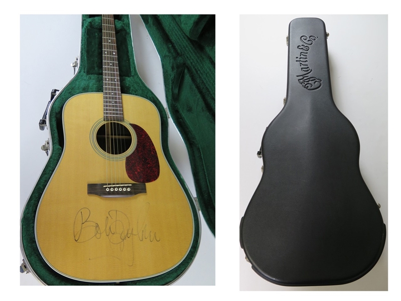 Bob Dylan RARE Signed Martin D-28 Acoustic Guitar (Beckett/BAS LOA & JSA LOA)
