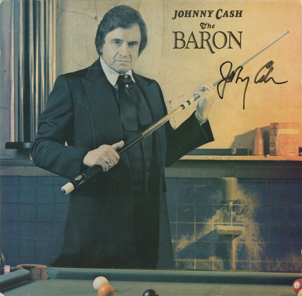 Johnny Cash Signed “The Baron” Album (ACOA Authentication)
