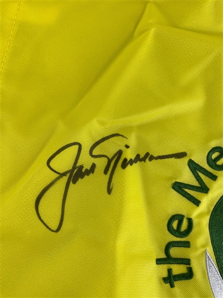 Jack Nicklaus Signed The Memorial Tournament Golf Flag (Beckett/BAS)