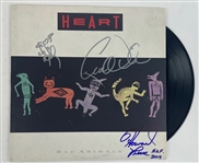 HEART: "Bad Animals" Group Signed Album Signed(3/Sigs) (Epperson/REAL)