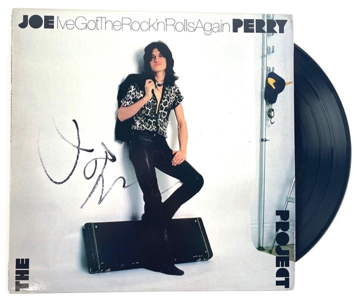 Joe Perry Signed "Ive Got The RocknROlls" Album (Third Party Guaranteed)