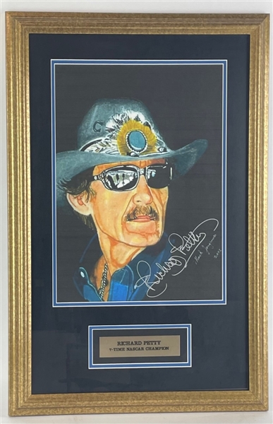 Richard Petty Signed Lithograph (ACE)