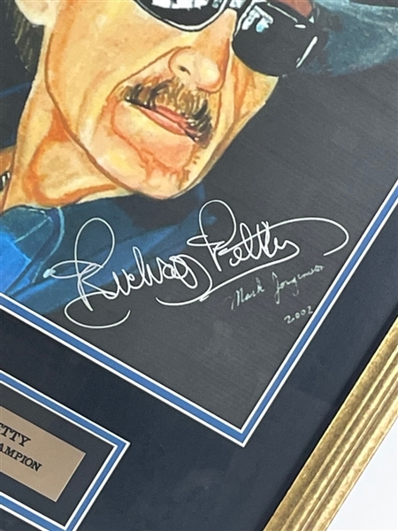 Richard Petty Signed Lithograph (ACE)