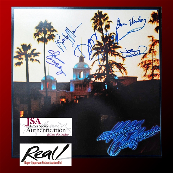 The Eagles RARE Fully Band Signed Hotel California Record Album :: One of the Finest in Existence! (JSA LOA & Epperson/REAL LOA)