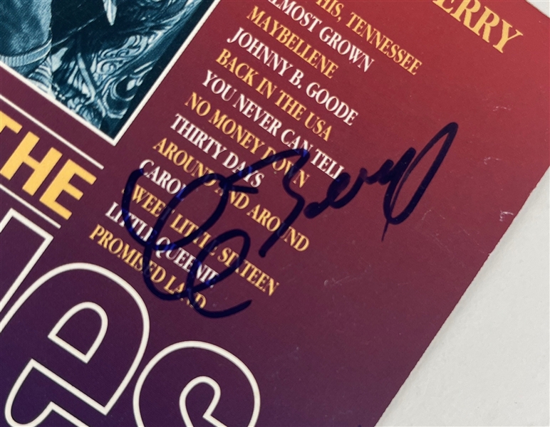 Chuck Berry Signed Blues Collection CD Insert w/ Disc (Third Party Guaranteed)