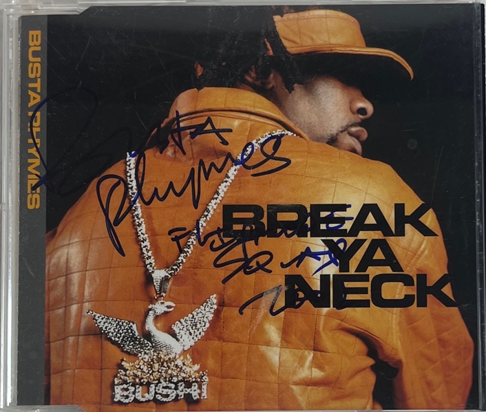 Busta Rhymes Signed CD Insert w/ Disc (Third Party Guaranteed)