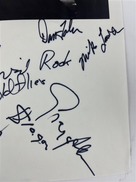 The Allman Brothers Group Signed 8.25 x 11.75 Page (Third Party Guaranteed)