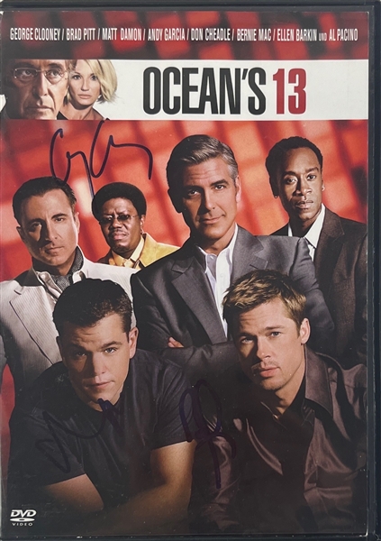 Oceans 13: Cast Signed DVD including Pitt, Clooney, and Damon! (Third Party Guaranteed)