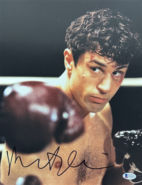 Robert De Niro Signed 11" x 14" Color Photo from "Raging Bull" (Beckett/BAS)