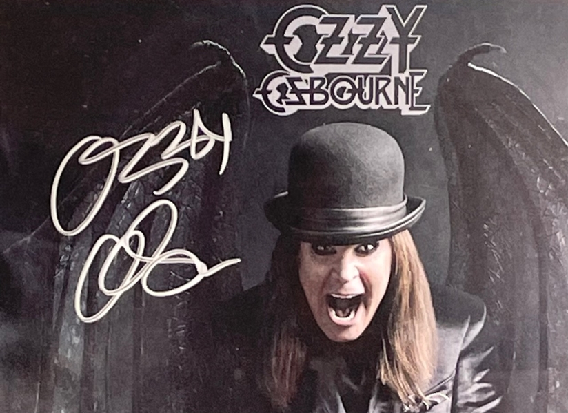 Ozzy Osbourne “Ordinary Man” Signed Album Flat (Framed) (JSA)