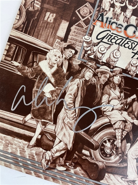 Alice Cooper Signed Greatest Hits Album Cover (JSA)