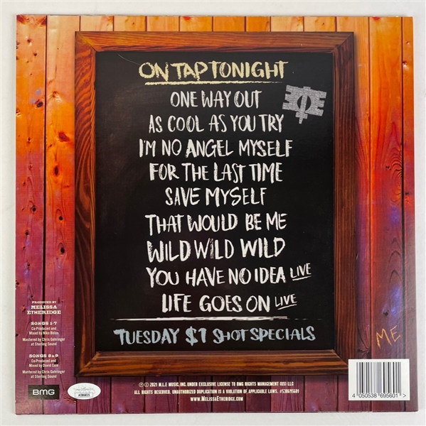 Melissa Etheridge Signed One Way Out Album (JSa COA)
