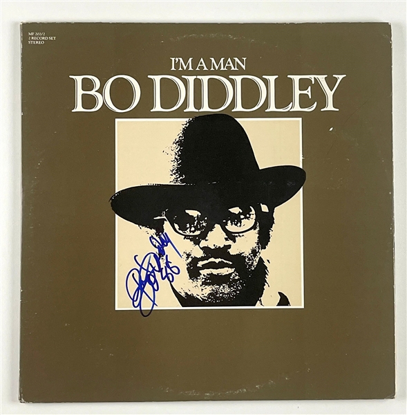 Bo Diddley In-Person Signed “I’m a Man” Album Record (Third Party Guaranteed) 