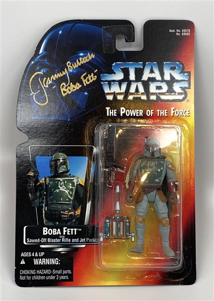 Star Wars: “Boba Fett” Jeremy Bulloch Signed Figurine Toy (Third Party Guaranteed)