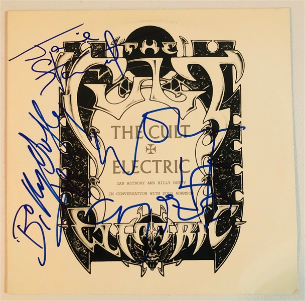 The Cult In-Person Group Signed “Electric” Interview Record (John Brennan Collection) (JSA Authentication)