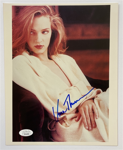 Uma Thurman In-Person Signed 8" x 10" Photo (John Brennan Collection) (JSA Authentication)