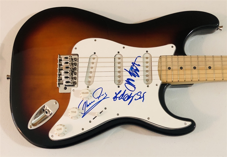 The Scorpions In-Person Group Signed Stratocaster-Style Electric Guitar (3 Sigs) (John Brennan Collection) (JSA Authentication)