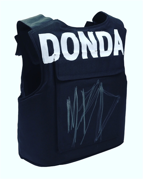 Kanye West’s Personally Worn & Inscribed DONDA Bulletproof Vest (1/1 3D NFT Wearable in Metaverse) (Christies Provenance) 