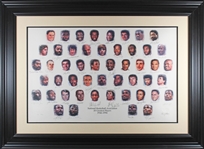 NBA 50 Greatest Players Signed Limited-Edition Lithograph - ULTRA-RARE Legends Edition /50! (JSA & David Stern/NBA)