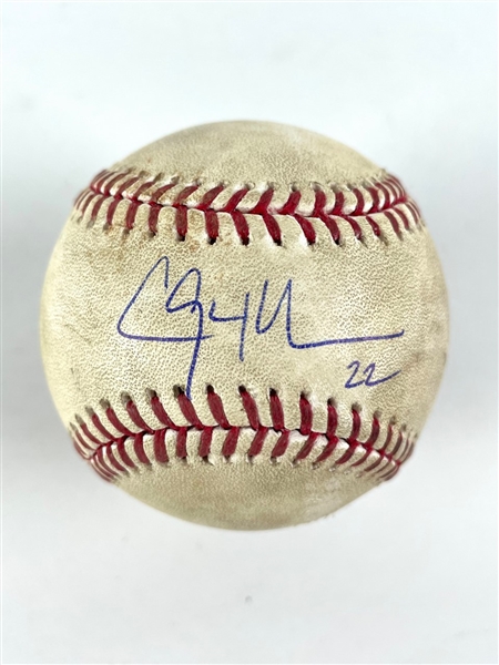 Clayton Kershaw Game Used & Signed OML Baseball :: Used 6-1-2019 PHI vs. LAD :: Pitched by Kershaw (PSA/DNA & MLB Hologram)