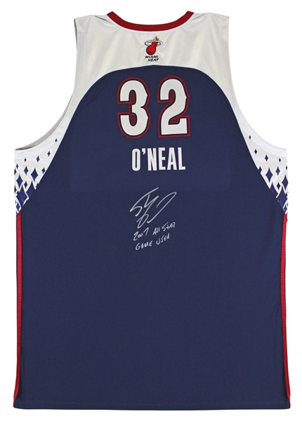 Shaquille O'Neal Game Worn & Photo-Matched Jersey from 2007 NBA All-Star Game (Shaq , Sports Investors (SIA) & Beckett/BAS LOAs)