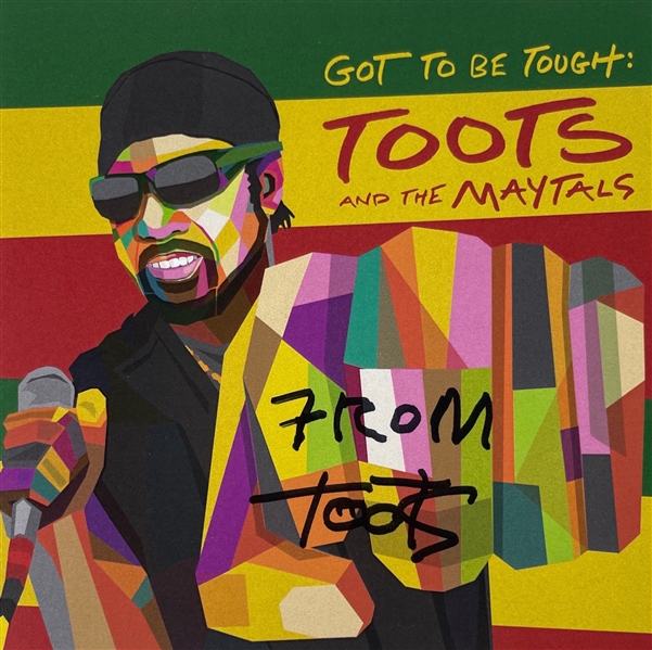 Toots and the Maytals: Toots Signed "Got To Be Tough" CD Insert w/ Unopened Vinyl Record (Third Party Guaranteed)